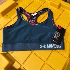 Under Armour Women's Sports Bra - Teal and Multicolor